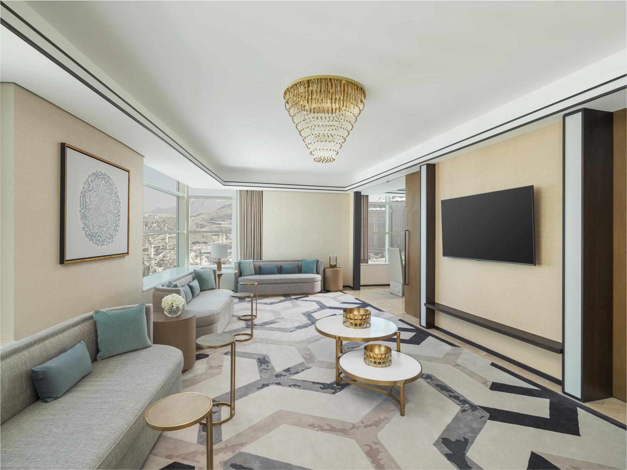Aparthotel Address Jabal Omar Makkah à La Mecque Extérieur photo The living room of a Presidential Suite